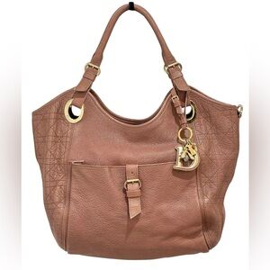 Dior Cannage Bee Hobo Tote